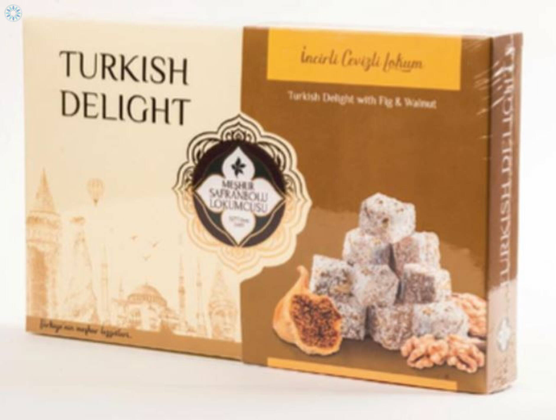 Halal Foods › Turkish Delights › Fig & Walnut Turkish Delight 400g